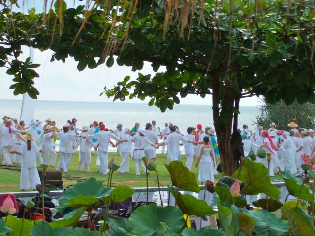 At the end of the Dance, the two circles rotated.