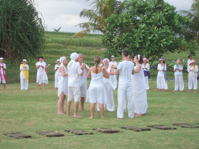 Although we no longer needed to perform the Dance of the Elements, the White Lotus from the center of that dance, became an important part of the Ninth Gate Activation.